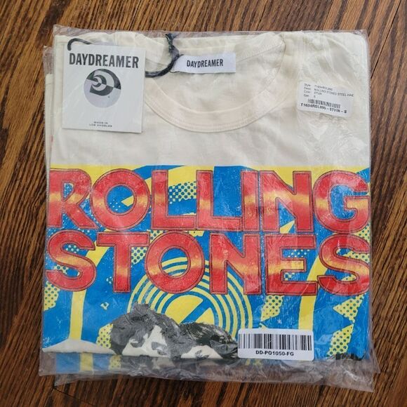 Daydreamer Rolling Stones Steel Wheels The North American Tour 1989 Tee NWT - Picture 4 of 5